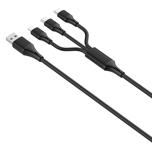 100W 2 In 3 Fast Charging Data Cable LC97uc